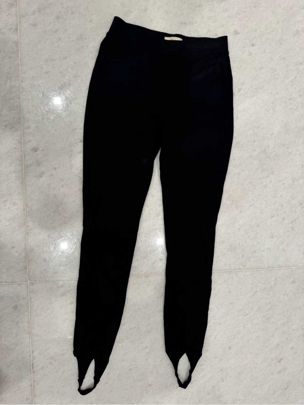 L'AGENCE Black High-Waist Leggings